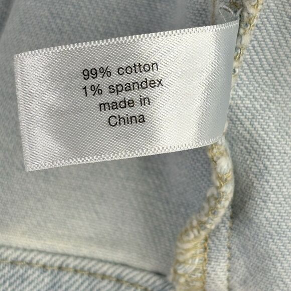 Lane Bryant Jean Jakcet Women's 16 Light Wash LS Collared Button Up Light Weight - Picture 6 of 16